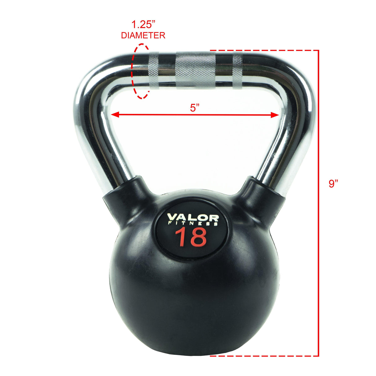 Valor Fitness CKB, Chrome Kettlebells