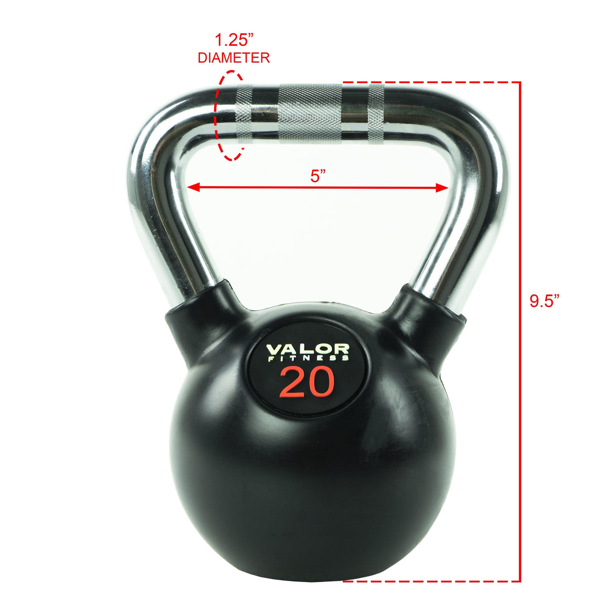 Valor Fitness CKB, Chrome Kettlebells