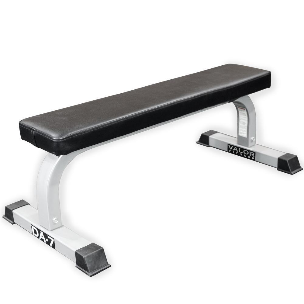 Flat Utility Bench Heavy Duty Gym Bench Valor Fitness DA 7