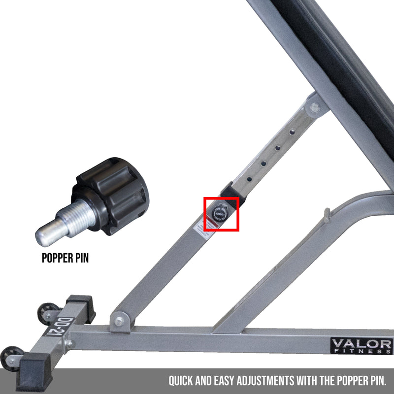 Load image into Gallery viewer, DD-21, Adjustable Weight Bench
