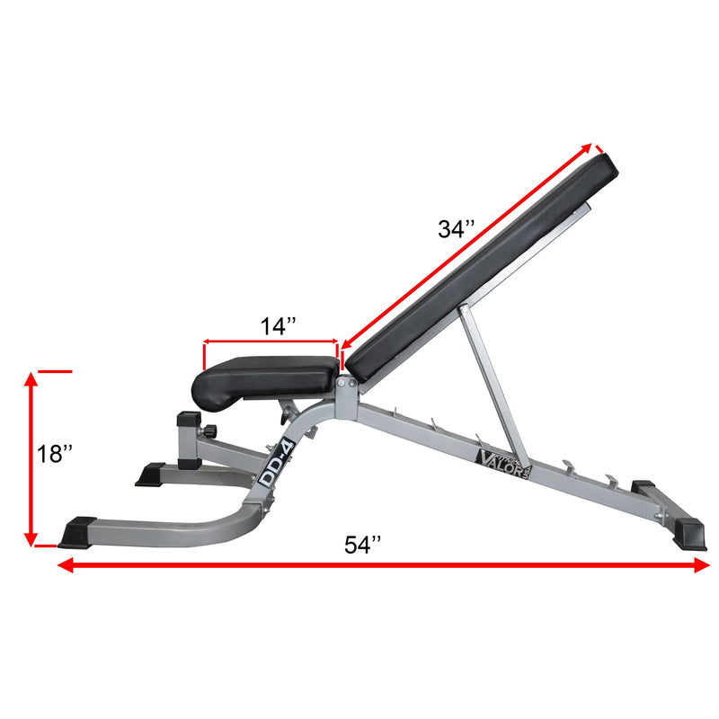 Load image into Gallery viewer, DD-4, Adjustable FID Weight Bench
