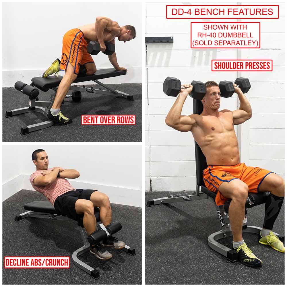 Adjustable Fid Weight Bench 