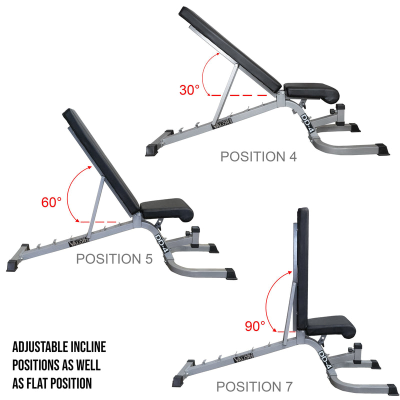 Load image into Gallery viewer, DD-4, Adjustable FID Weight Bench
