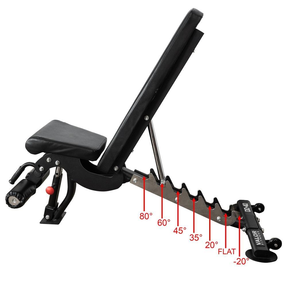 Valor Fitness DD-40, Adjustable Weight Bench