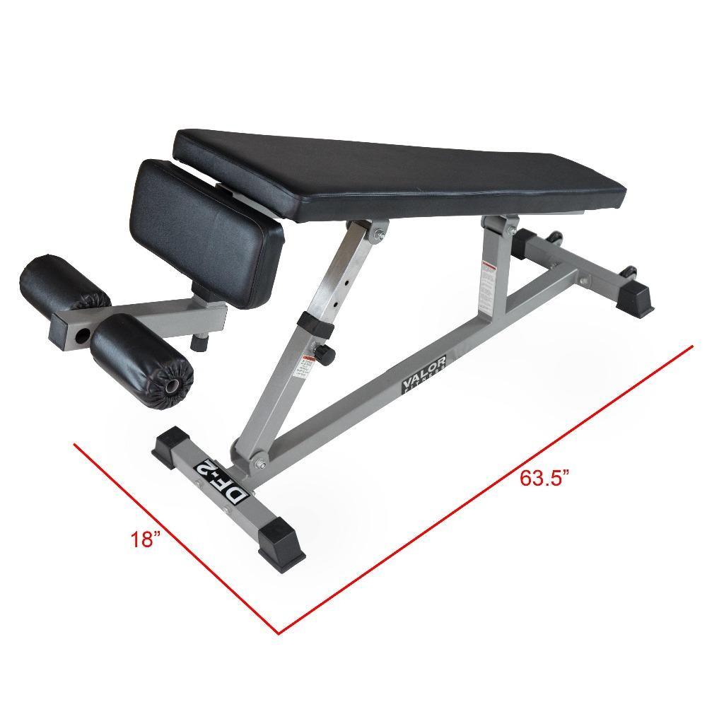 Valor Fitness DF-2, Decline/Flat Bench