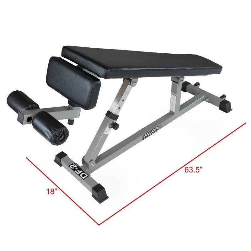 Load image into Gallery viewer, Valor Fitness DF-2, Decline/Flat Bench
