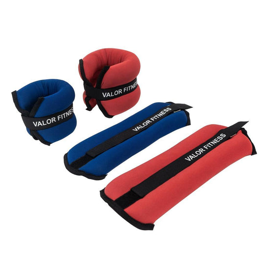 Valor Fitness EH-36, 2 lb & 3 lb Ankle/Wrist Weights Set