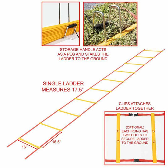 Valor Fitness EL-Ladder, Agility Training Ladder