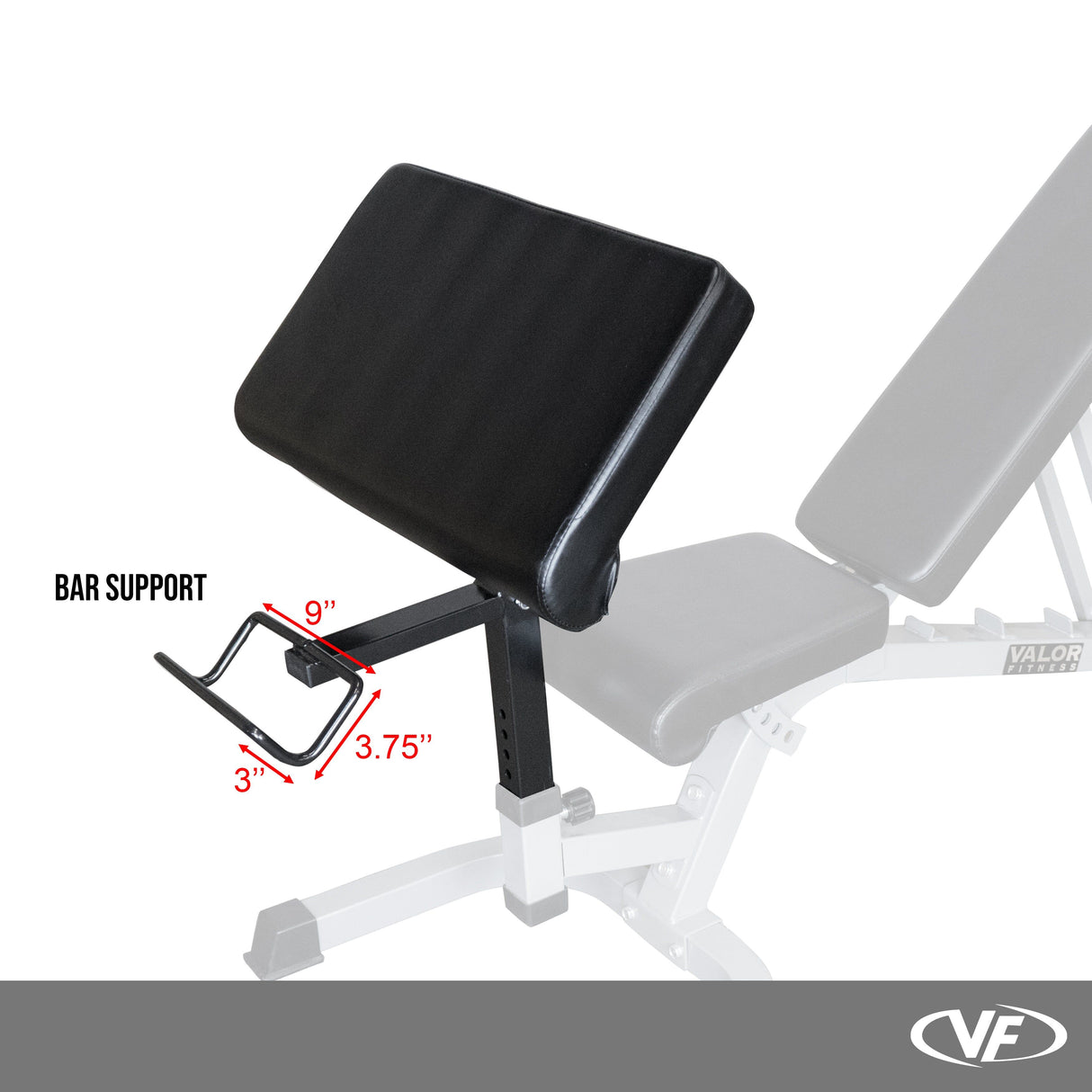 EX-2, Preacher Curl Bench Attachment