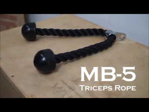 Load and play video in Gallery viewer, Valor Fitness MB-5 Triceps Pulldown Rope
