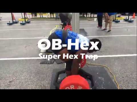 Load and play video in Gallery viewer, Valor Fitness OB-HEX, Multi-Grip Hex Trap Bar Video
