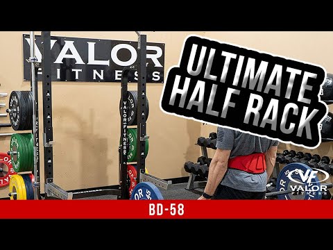 Load and play video in Gallery viewer, Valor Fitness BD-58, Half Rack: Product Video
