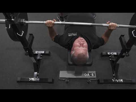 Load and play video in Gallery viewer, Valor Fitness DA-6, Flat Weight Bench
