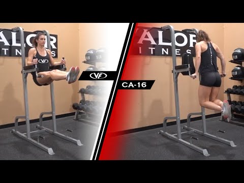 Load and play video in Gallery viewer, Valor Fitness CA-16, Vertical Knee Raise Tower
