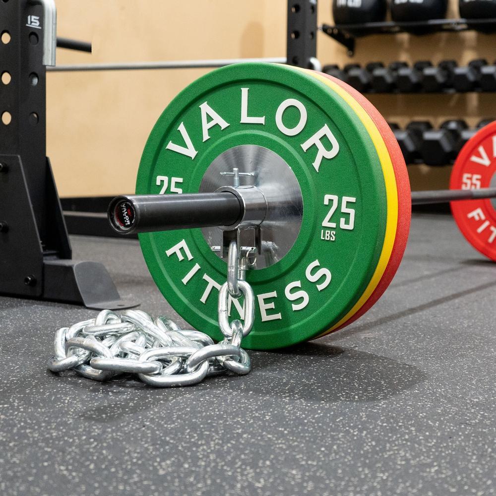 Weight Unit Chain Steel Lifting Chains & Collars for Weight Training – Valor Fitness