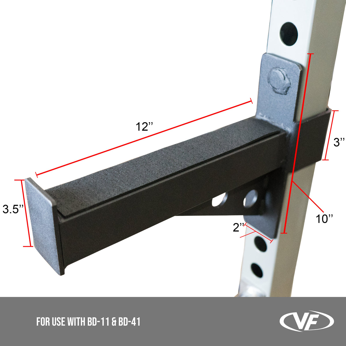 Safety Catch Arms for 2.5x2.5 Power Racks – Valor Fitness
