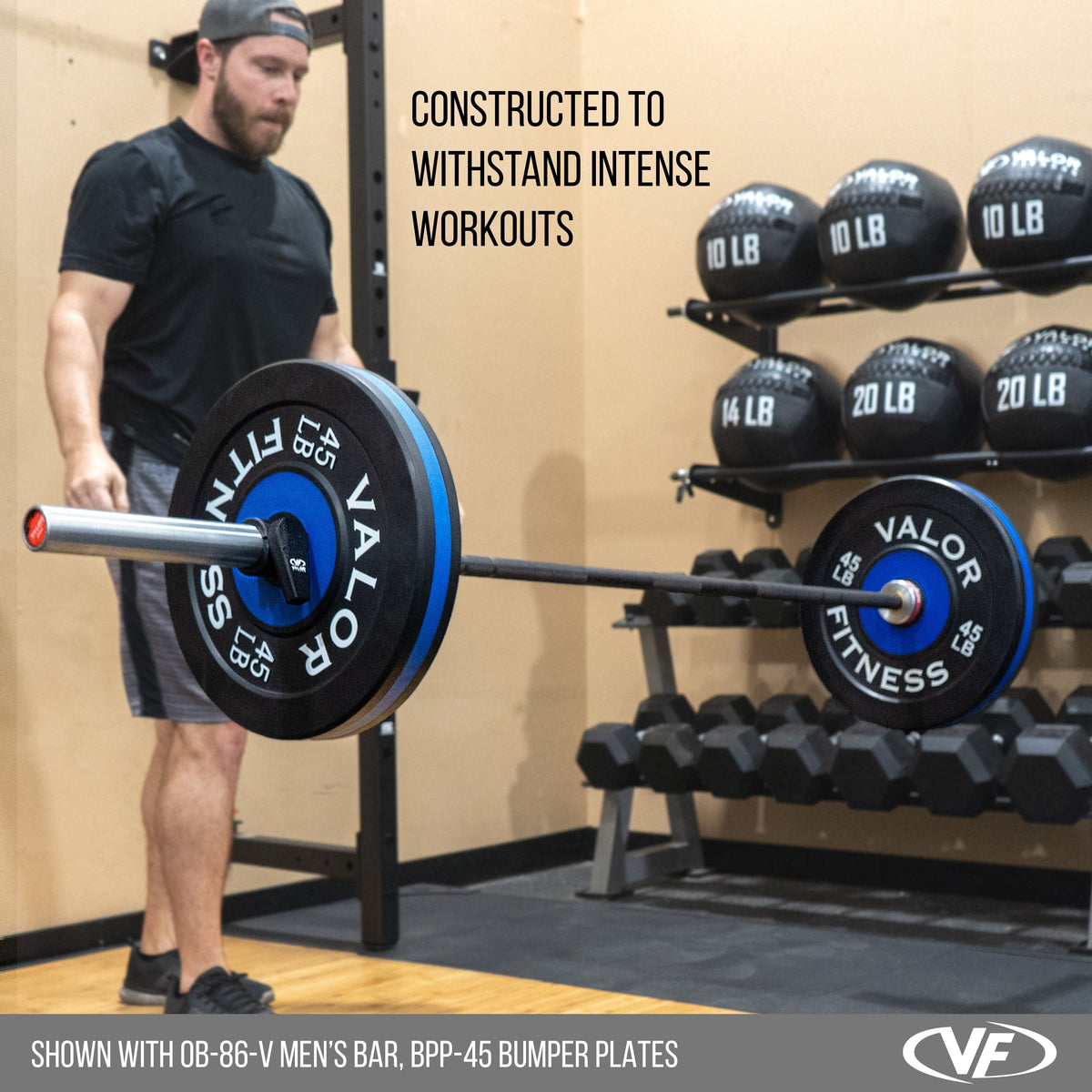 Barbell Muscle Clamps – Quick-Locking Lifting Collars – Valor Fitness