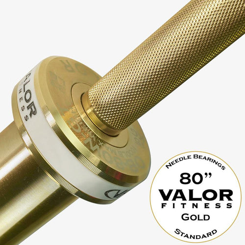 Valor Fitness OB-80W-GT, Gold Titanium Needle Bearing Women's Barbell