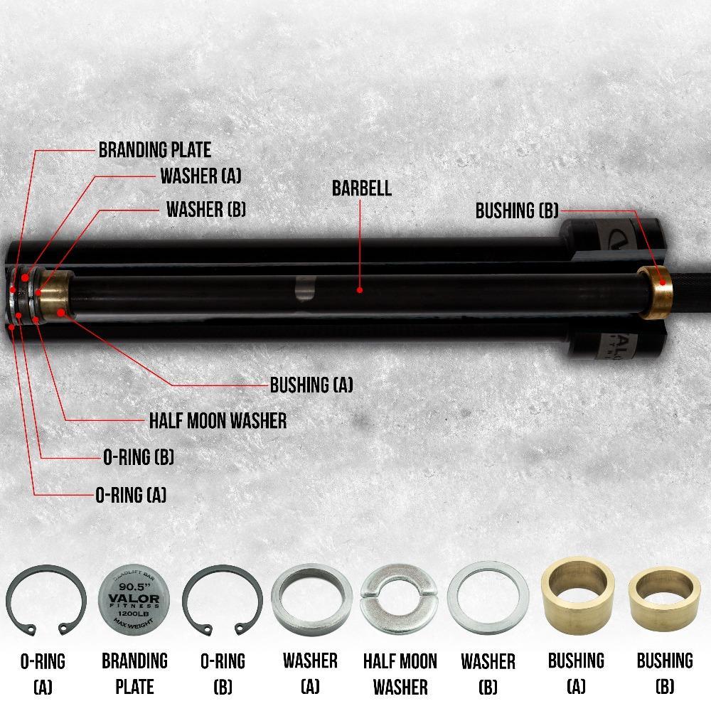 Valor Fitness OB-DL, Deadlift Barbell