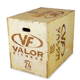 Valor Fitness PBX-A, Wooden Plyo Box (20” x 24” x 30”)