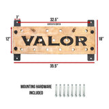 Valor Fitness PG-2, 2-Piece Climbing Peg Board