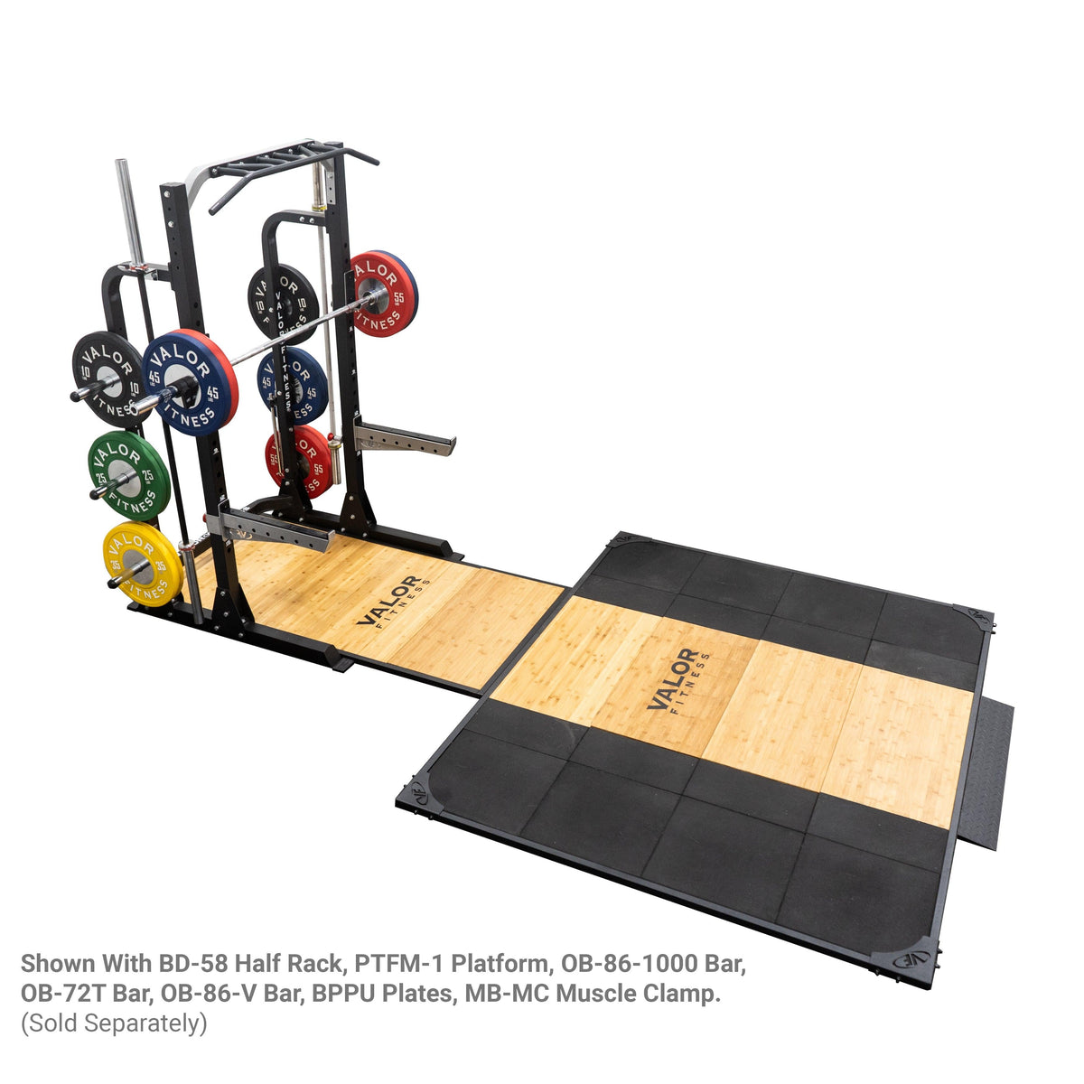 Weightlifting Platform Insert for Half Racks – Valor Fitness
