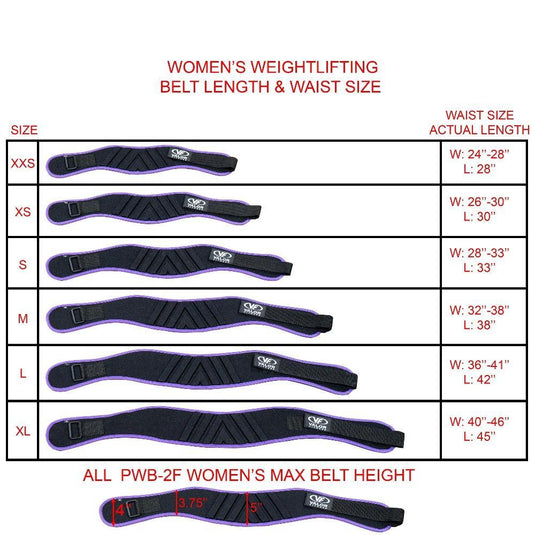 Women's Pink 310DL Stock Lifting Weight Belt