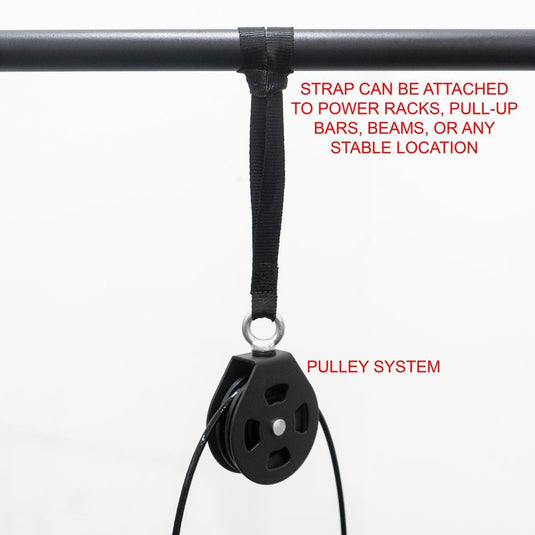 Valor Fitness PY-1ATTB, Portable Cable Station w/ Handle Bundle