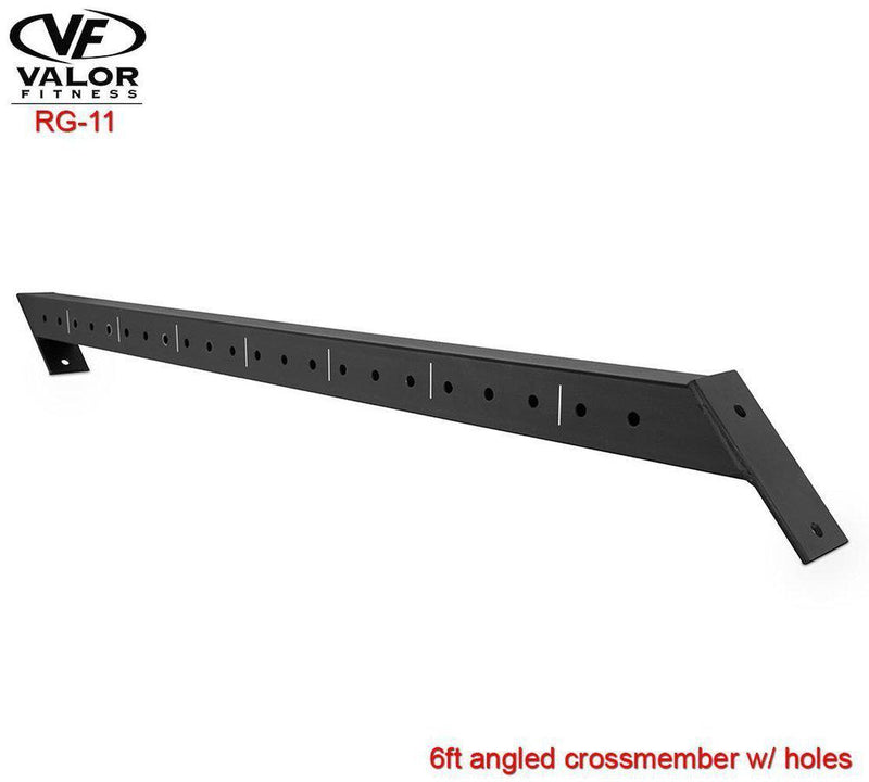 Load image into Gallery viewer, Valor Fitness RG-11, 6ft Angled Crossmember w/ Holes
