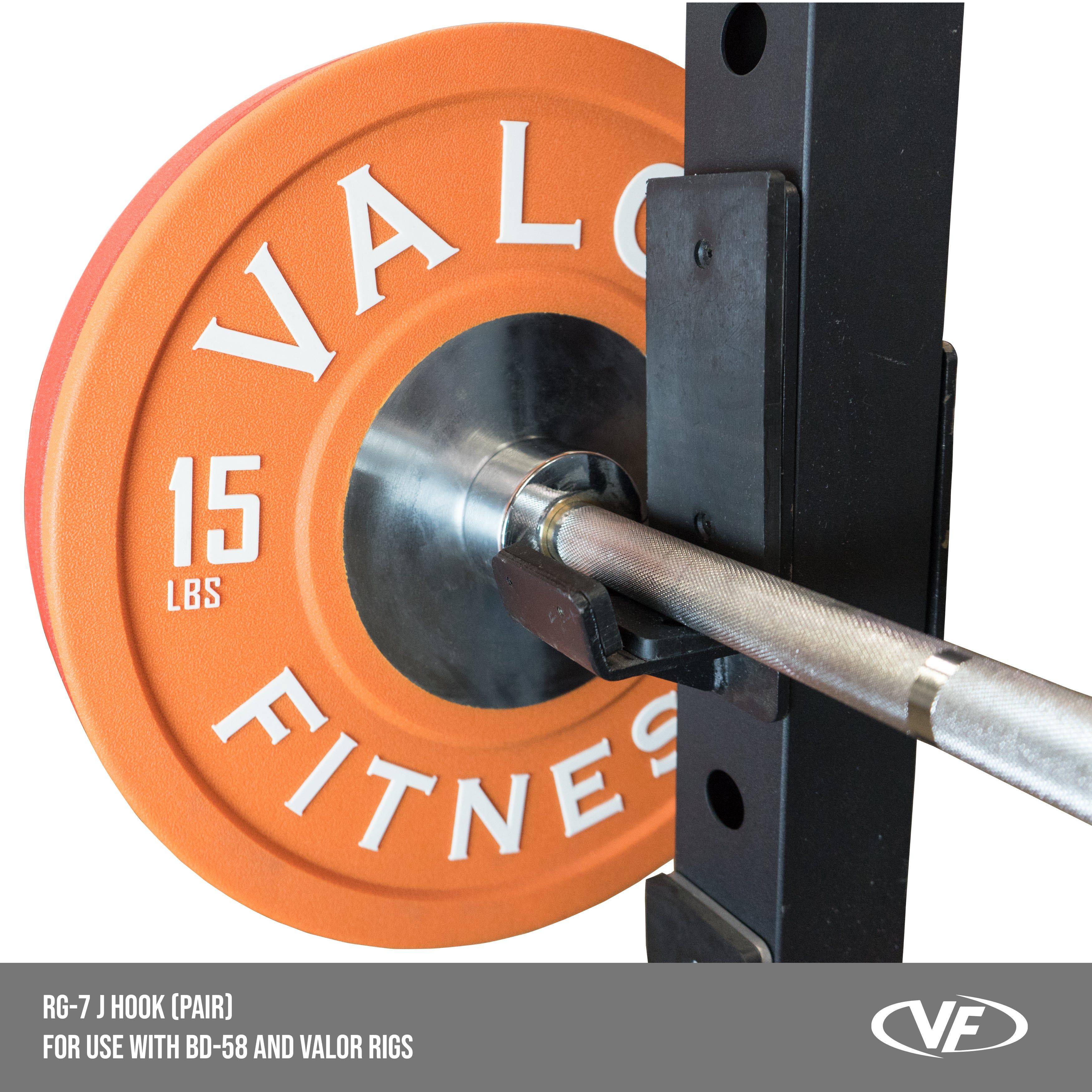 Valor Fitness J Hook Pair