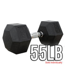 Valor Fitness RH, Rubber Hex Dumbbells