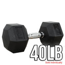 Valor Fitness RH, Rubber Hex Dumbbells