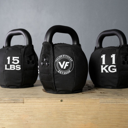 Valor Fitness Soft Kettlebell (Size 10-35lb) 