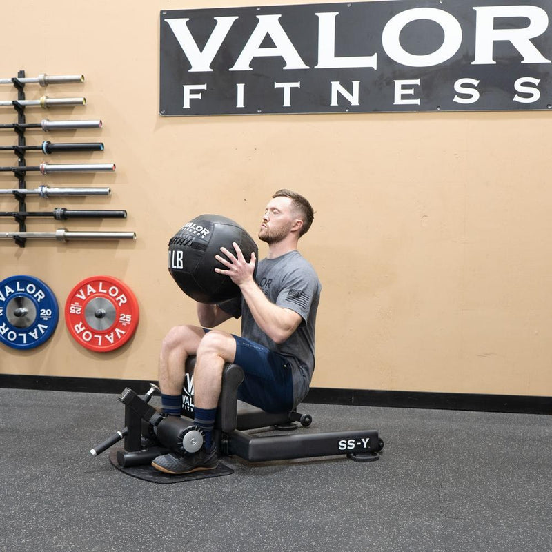 Load image into Gallery viewer, Valor Fitness SS-Y, Sissy Squat Bench w/ Wheels
